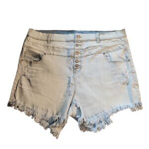 [No Boundaries] High Rise Frill Shorts - Size 22W